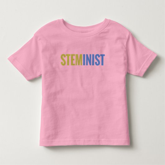 T-shirt Pour Les Tous Petits STEMinist Girls' Ringer Tee (Devant)