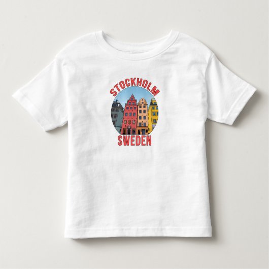 T-shirt Pour Les Tous Petits Stockholm Suède (Devant)