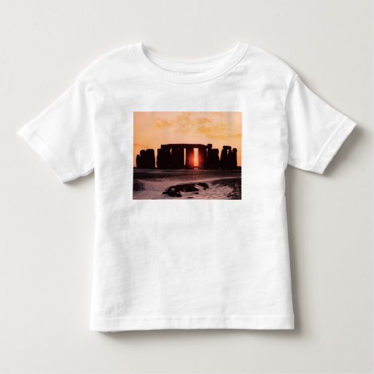 T-shirt Pour Les Tous Petits Stonehenge, solstice d'hiver (Devant)