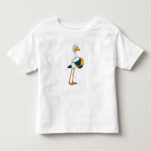 T-shirt Pour Les Tous Petits Stork à Bowling avec Bowling ball