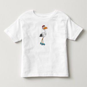 T-shirt Pour Les Tous Petits Stork en Patinage en ligne avec Roller skates