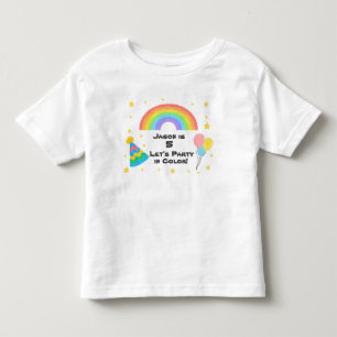 T-shirt Pour Les Tous Petits Style Crayon modifiable - Célébration Arc-en-ciel
