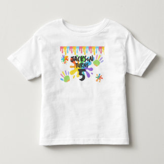 T-shirt Pour Les Tous Petits Style de rayonne modifiable - Peinture d'art et pi