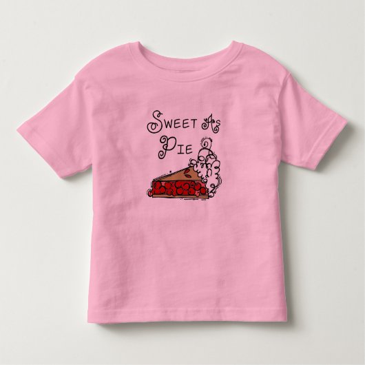 T-shirt Pour Les Tous Petits Sucre comme tarte (Devant)