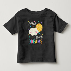 T-shirt Pour Les Tous Petits Suivez vos rêves   Cloud & Moon