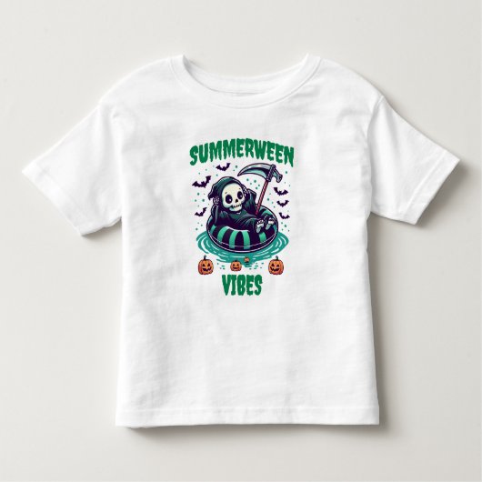 T-shirt Pour Les Tous Petits Summerween Vibes – Reaper Relaxed (Devant)