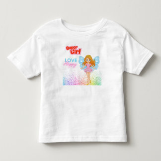 T-shirt Pour Les Tous Petits Super fille