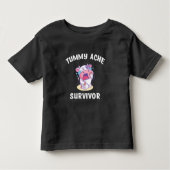 T-shirt Pour Les Tous Petits Survivant de Tummy Ache (Devant)