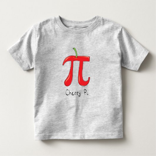 T-shirt Pour Les Tous Petits Symbole Cherry Pi Math de l'enfant (Devant)