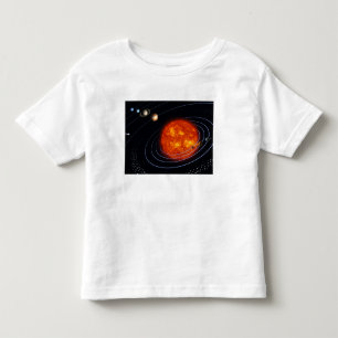 T-shirt Pour Les Tous Petits Système solaire 8