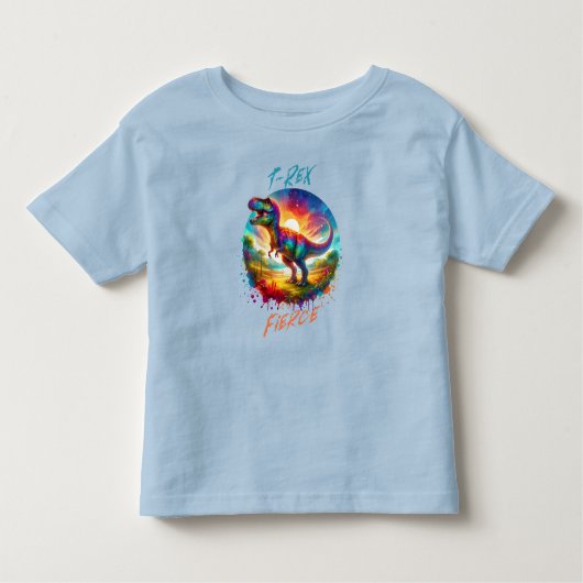 T-shirt Pour Les Tous Petits T-Rex Féroce (Devant)