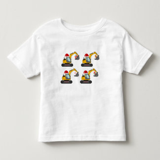 T-shirt Pour Les Tous Petits T-shirt de petits terrassiers du Père Noël