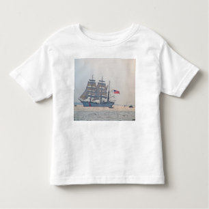 T-shirt Pour Les Tous Petits Tall Ship, Clipper Ship, Voilier, US Coast Guard