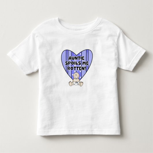 T-shirt Pour Les Tous Petits Tante bleue Spoils Me (Devant)