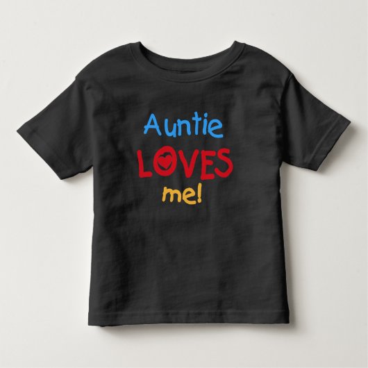 T-shirt Pour Les Tous Petits Tante M'aime (Devant)