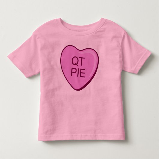 T-shirt Pour Les Tous Petits Tarte de quart (Devant)
