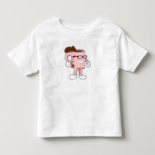 T-shirt Pour Les Tous Petits Tasse de café avec du café