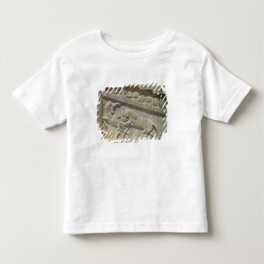 T-shirt Pour Les Tous Petits Taureau de combat de lion, escalier est de (Devant)
