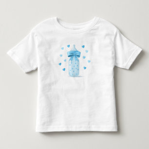 T-shirt Pour Les Tous Petits Team Boy Milk Bottle - Amusant et amusant design b