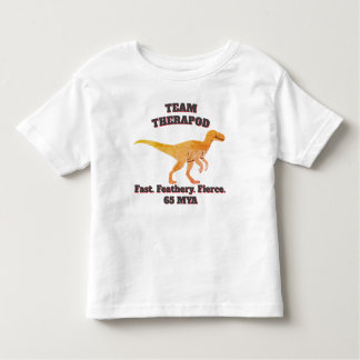T-shirt Pour Les Tous Petits Team Theropod - Rapide. Plumes. Fierce