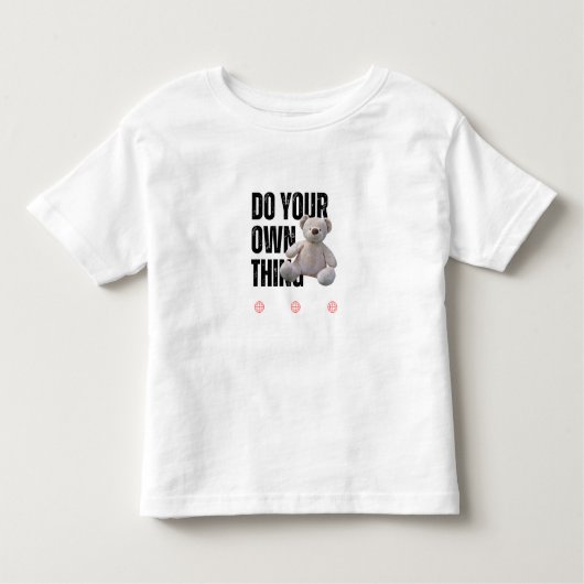 T-shirt Pour Les Tous Petits Teddy Bear (Devant)