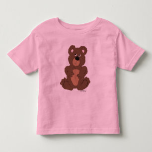 T-shirt Pour Les Tous Petits Teddy Bear Animée Girl Tee
