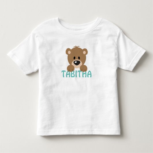 T-shirt Pour Les Tous Petits Teddy Bear Toddler Tee (Devant)