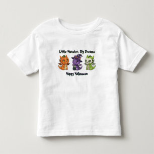 T-shirt Pour Les Tous Petits Tee graphique pour tout-petit avec des monstres mi