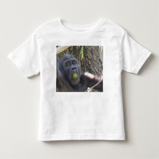 T-shirt Pour Les Tous Petits Tee - shirt de gorille de bébé (Devant)