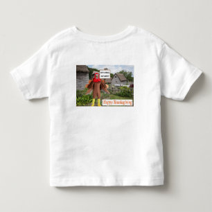 T-shirt Pour Les Tous Petits tee-shirt enfant. Bon thanksgiving, dinde guépard