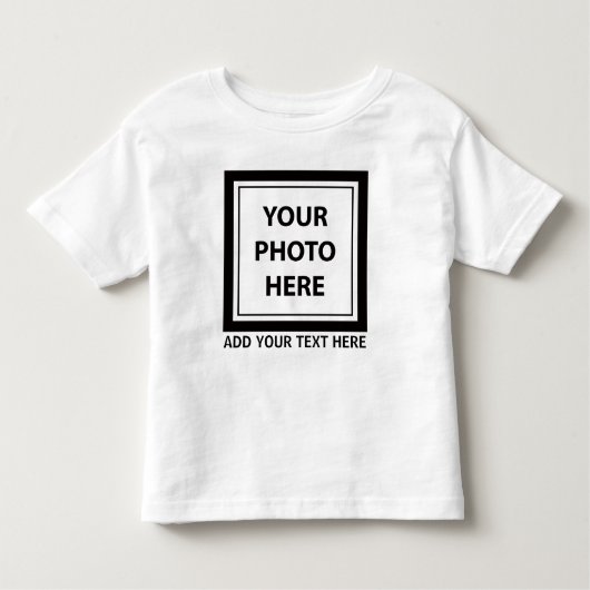 T-shirt Pour Les Tous Petits Télécharger une photo et ajouter du texte - Person (Devant)
