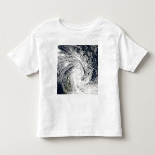 T-shirt Pour Les Tous Petits Tempête tropicale Jade débarquant sur Madagascar (Devant)