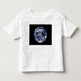 T-shirt Pour Les Tous Petits Terre entièrement éclairée centrée sur l'Australie