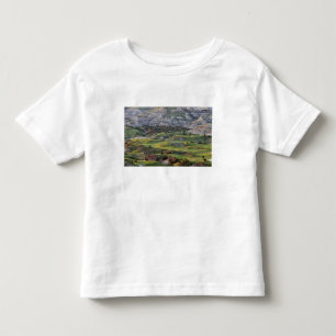T-shirt Pour Les Tous Petits Terres incultes colorées depuis le point de vue de