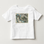 T-shirt Pour Les Tous Petits Territoires britanniques et russes de (Devant)