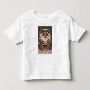 T-shirt Pour Les Tous Petits Tête de GreetingBig Père Noël de Noël