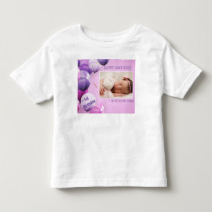 T-shirt Pour Les Tous Petits Texte personnalisé en jersey fin pour tout-petit e