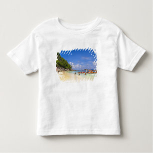 T-shirt Pour Les Tous Petits Thaïlande, mer d'Andaman. Passagers à terre à