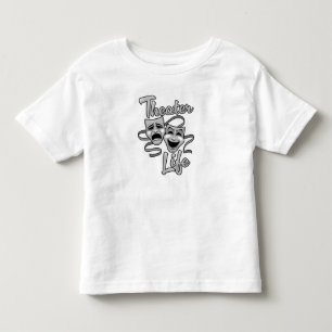 T-shirt Pour Les Tous Petits Théâtre Vie Comédie et masques de tragédie