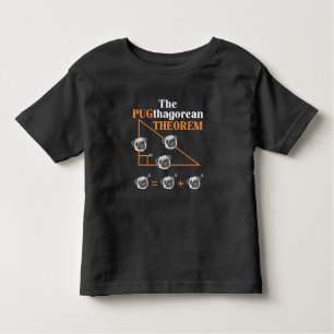 T-shirt Pour Les Tous Petits Théorème de Pythagore Enseignant des mathématiques
