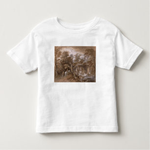 T-shirt Pour Les Tous Petits Thomas Gainsborough une piscine de région boisée