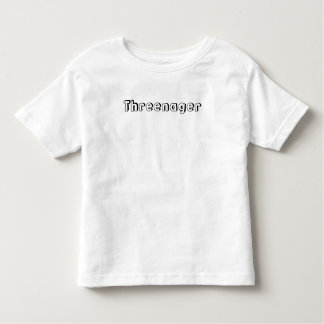 T-shirt Pour Les Tous Petits Threenager