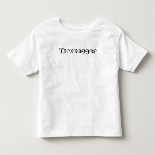 T-shirt Pour Les Tous Petits Threenager (Devant)