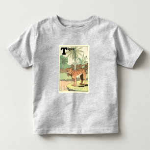 T-shirt Pour Les Tous Petits Tiger Storybook illustré