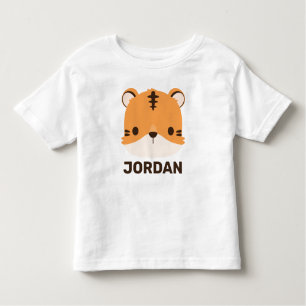 T-shirt Pour Les Tous Petits Tigre mignon avec nom personnalisé