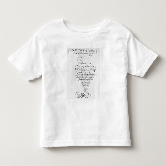 T-shirt Pour Les Tous Petits Titlepage manuscrit du puits gâché (Devant)