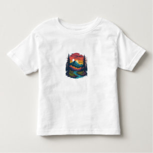 T-shirt Pour Les Tous Petits **Titre** Serene Nature Wonderland Toddler
