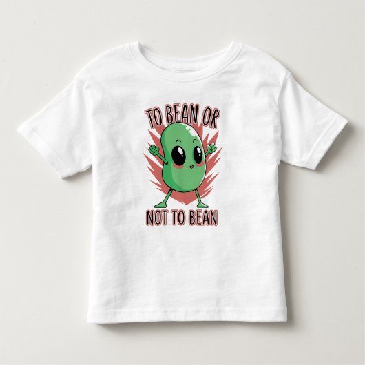 T-shirt Pour Les Tous Petits To bean or not to bean (Devant)