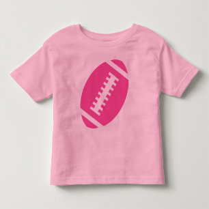 T-shirt Pour Les Tous Petits TODDLER DE FOOTBALL rose   Football rose avant