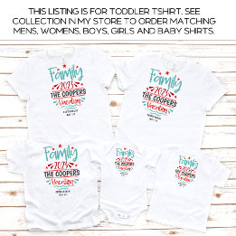 T-shirt Pour Les Tous Petits Toddler Famille Vacances Plage Été Personnalisé